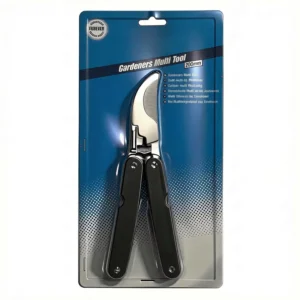 Gardeners Manual Stainless Steel Bypass Pruner Multi Tool 200MM