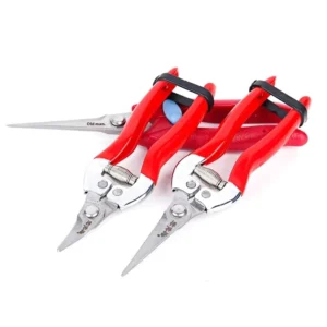 Gardening Flower Shears with Plastic Handle DIY Grade Pruning Shears for Pruning Trees Comb Fruit for Garden Tools