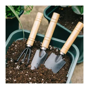 Gardening Hand Professional Spade Shovel Rake 3 in 1 Home Use Mini Garden Tool Set for Kids