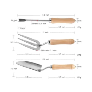 Gardening Hand Tools Professional Spade Shovel Rake 3 in 1 Home Use Garden Hand Tool Set Garden Tool Sets Kit