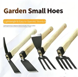 Gardening Small Digging Hoe Outdoor Farm Tool Weeding Digging Vegetable Planting Flower Growing Small Hoe Piece