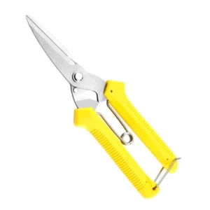 Gardening Tools Pruning Shears Garden Bonsai Scissors Cross-Stitch U-Shaped Spring Portable Branch Pruners Stainless Steel