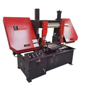 Gear Drive Bandsaw Metal Cutting Bandsaw Double Column Horizontal Band Saw 4240