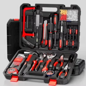 General Construction Household Basic Repair Professional Box Combination Hand Tool Hard Tool Home Car Repair Kit Case Box
