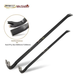 German Maxed Carbon Steel Flat Head Pry Bar for Industrial Truck Use, Demolition and Woodworking, Wooden Boxes
