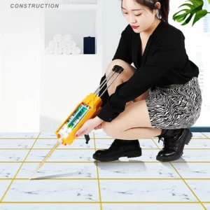 Glue Caulk Gun Manual 400ml Glue Gun Sausages Silicone Epoxy Tile Grout Caulking Gun