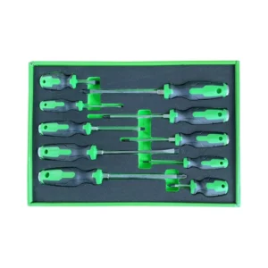 Go Through Screwdriver 10pcs Magnetic Screwdriver Set Heavy Duty Phillips and Slotted Go Through Driver