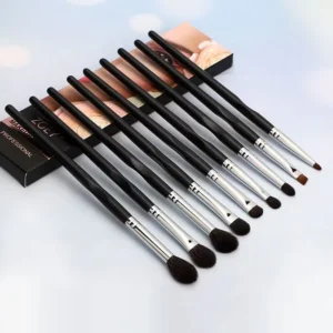 Goat Hair Complete Natural Hair Bulk Custom Logo Professional Eyeshadow Makeup Brush Set for Face Eye Blending Concealer
