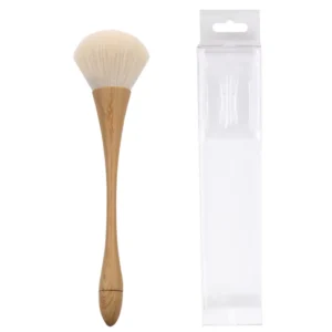 Goblet Tool Blush Rose Powder Makeup Brush Long Handle Durable Reusable Custom Logo Beauty Accessories Manicure Cleaning Brush