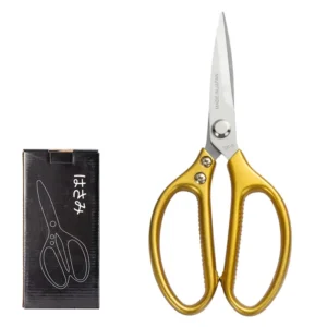 Gold Silver Multifunctional Easy Cutting Meat Fish Chicken Bone Stainless Steel Shears SK5 Kitchen Scissors