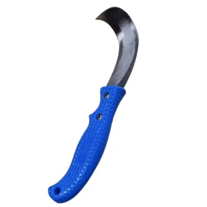 Grape Harvesting Knife 3CR13 Stainless Steel Curved Sickle Cutter with Non Slip Handle for Vineyard Fruit Picking