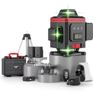 Green 360 Self Leveling Rotary Laser Level 4D 16 Lines Horizontal Vertical Cross Line Laser Surveying Measuring Tools