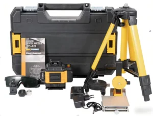 Green 3D Laser Level with Lithium Battery and 5m Range High Precision Ground Stickers