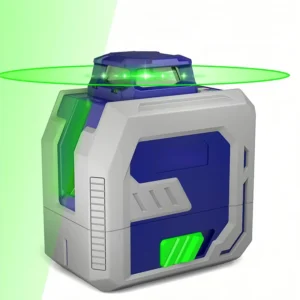 Green Beam Line Laser Self Leveling 360° Horizontal 140° Vertical Working Range 30m for Construction Use