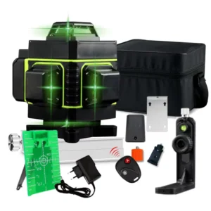 Green Cross Line Laser with 300 Degrees Width 16 Lines Rotary Laser Level 4D Green Laser Level
