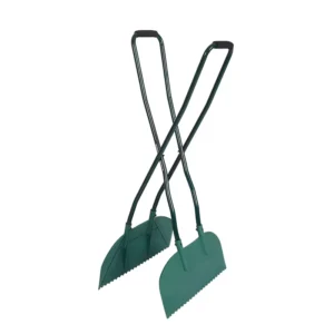 Green Long Handled Leaf Grabber Rake Garden Leaves Tidy Collector Grabber Hand Leaf Picker