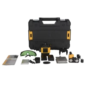 HH HH008 Industrial 16 Line 4D Green Light Laser Level Instrument Set High Precision Infrared Ray Casting Wall Mounted Meter