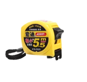 HONGDI Precision Thickened Mini Woodworking Wear resistant Durable Anti Drop Automatic Locking Steel Tape Measure ABS Metric