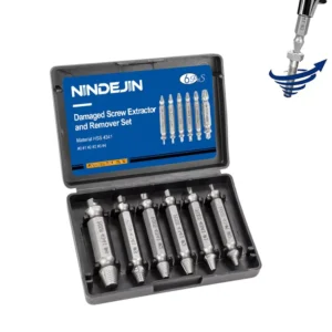 HSS 4341 High Speed Steel Easyout Screw Extractor Kit Double Head Broken Bolt Remover