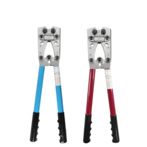 HX-50B Wire Terminal Crimping Tool 6-50mm2 Cable Lug Large Terminal Crimping Pliers Cu/Al Terminal Ratchet Plier(AWG10-1/10)