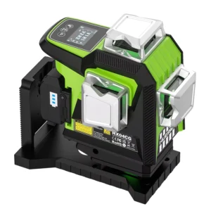 HX04CG Laser Level 16 Lines 4D with LCD Screen Auto Self Leveling Adjust Laser Brightness for Construction Work