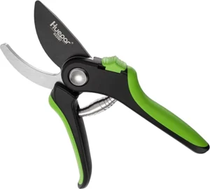 HZX081 Cordless Pruning Shears Garden Hand Pruner With Cushion Shock Absorber Safety Lock and Non Slip Handles