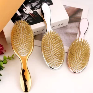 Hair Brush Boar Bristle Hair Brushes for Women Men Bristle Comb Teeth Hair Styling Brush
