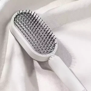 Hair Brushing Clean Hairdressing Brush Self Cleaning