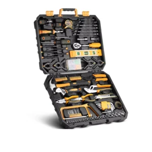 Hand Tool Kit with Plastic Box Wrench Household Repair Tools Socket Set
