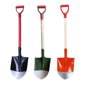 Handle Hoe Shovel Spades of Hot Iron Small and Black Red Shovels for Agriculture Handle Farm Shovel and Garden Tool Spade