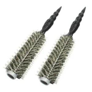 Handmade Boar Hair Care Stretching Aluminum Heat Resistant Comb Bristle and Nylon Hair Brush Custom Wooden Comb Set