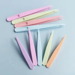 Handmade DIY Diamond Nail Painting Tweezers Pointed Small Plastic with Custom Logo Option for Household Use