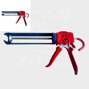 Hardware Construction Sealant Adhesive Caulking Gun Manual Steel Handle with Silicone Sealant Glue Alloy Material