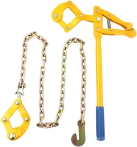 Heavy Duty 1.2M Fence Stretcher Tensioner Gear Chain Strainer Puller Energizer Livestock Barn Farm Repair Tool for Carbon Steel