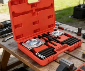 Heavy Duty 12pcs Bearing Puller Kit Separator Tool Set Harmonic Balancer Puller Gear Removal Tool Set