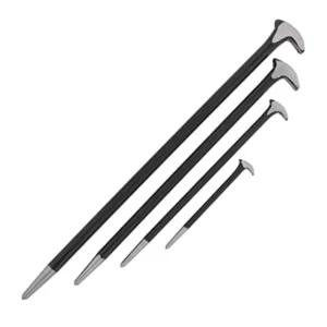 Heavy Duty 4 Piece Pry Bar Set Durable Alloy Steel Industrial Strength for Automotive Mechanics