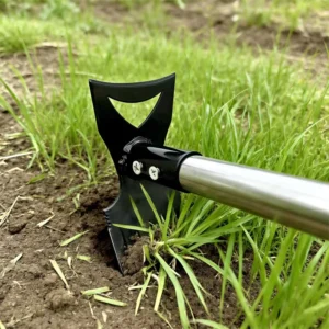 Heavy Duty All Steel Multifunctional Garden Hoe Adjustable Handle Dual Purpose Weeding Shovel Rake