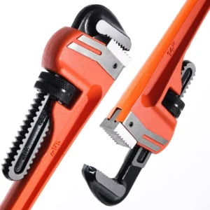 Heavy Duty Big Pipe Wrench 10 14 18 24 36 Inch Customized Adjustable Jaw Plumbing Pipe Wrench