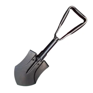 Heavy Duty Carbon Steel Portable Folding Spade Lightweight Outdoor Camping and Garden Snow Shovel Entrenching Tool