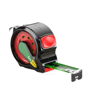 Heavy Duty Carbon Steel Tape Measure Retractable Dual Scale Metric Inch for Construction DIY