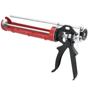 Heavy Duty Caulking Gun with Comfort Grip 10 1 Thrust Ratio for Smooth Sealant Application