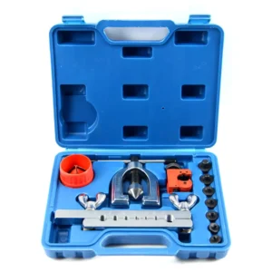 Heavy Duty Double Flaring Tool Set With Tube Cutter Double Flaring Steel Brake Line Tool Kit Flare Tool Set