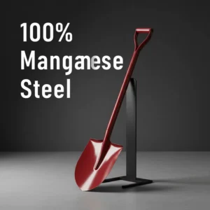 Heavy Duty Manganese Steel Firefighting Shovel 102cm One piece All Steel Fire Spade Red Portable Recyclable for Forest Rescue