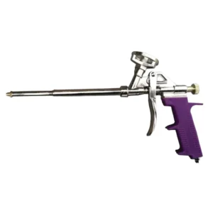 Heavy Duty Manual Stainless Steel Caulking Gun with Drip Free Mechanism for DIY Industrial Construction Adhesive Application