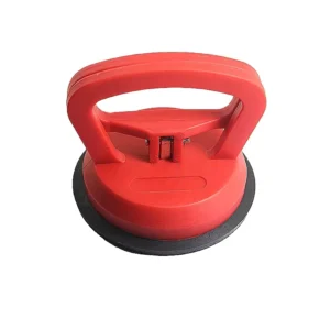 Heavy Duty Red Vacuum Suction Cup Lifter with Handle Glass Tile Window Lifting Tool for Construction Home Improvement