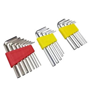 Hex Key Wrench Set Eight Piece Five Piece Hardened Short Style Hex Socket