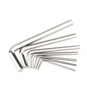 Hex Wrench 0.7/0.9/1.27/1.5/2/2.5/3/4/5/6/8mm Silver Mini L Shaped Hexagon Allen Key Set Bicycle L Handle