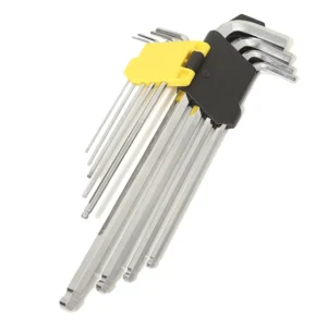 Hexagon Keys Chrome Vanadium1.5mm 10mm Long Length Hex Allen Key Adjustable Wrench