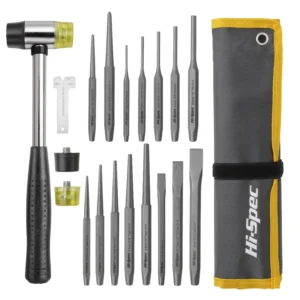 Hi Spec 19 Piece DIY Nail Punch Chisel Set Hand Power Source Including Conical & Cylindrical Punch Tool Sets OEM ODM