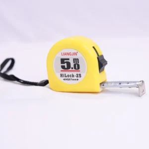 HiLock-25 5m Measuring Tape 25mm Wide Blade Self Locking Retractable Steel Tape Measure (HQ67)